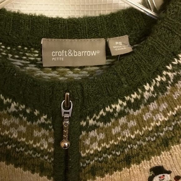 NWT Croft & Barrow winter sweater - Picture 4 of 6